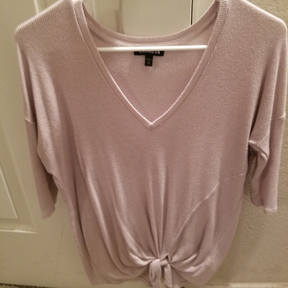Pink Express V-neck